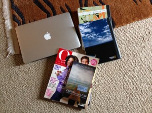 What I'll carry in my back pack.. And Twizzlers. Lots of Twizzlers.