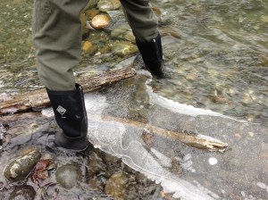 Getting our feet wet