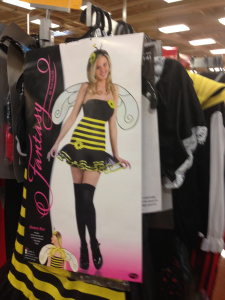 We wanted to be rolly polly bees; cute bees...