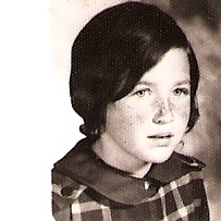 Taken the year my dad died, I see wariness and grief in these eyes...