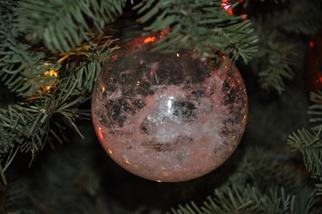 A favorite: hand-blown glass with spun glass inside